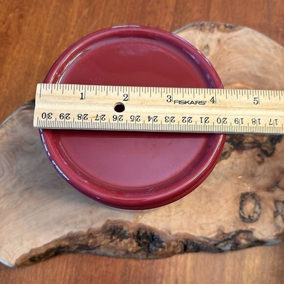 Longaberger Pottery Crock with Coaster Lid - Picture 6 of 6